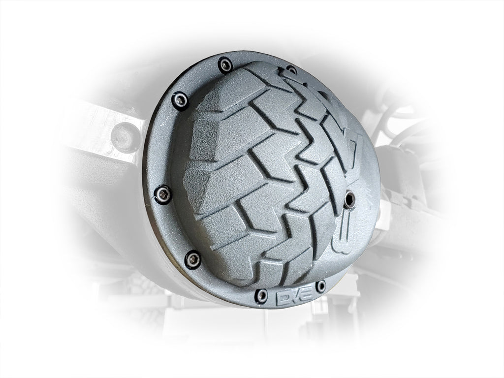 DV8 Offroad D-JP-110001-D30 Differential Cover; Dana 30 for Select Jeep Wrangler, Jeep Wrangler JK
