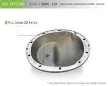 Load image into Gallery viewer, DV8 Offroad D-JP-110001-D30 Differential Cover; Dana 30 for Select Jeep Wrangler, Jeep Wrangler JK
