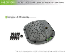 Load image into Gallery viewer, DV8 Offroad D-JP-110001-D35 Differential Cover; Dana 35 for Select Jeep Wrangler, Jeep Wrangler JK