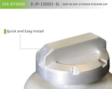 Load image into Gallery viewer, DV8 Offroad D-JP-120001-BL Power Steering Cap for Select Jeep Wrangler