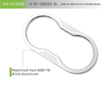 Load image into Gallery viewer, DV8 Offroad D-JP-180005-BL Cup Holder Bezel for Select Jeep Wrangler