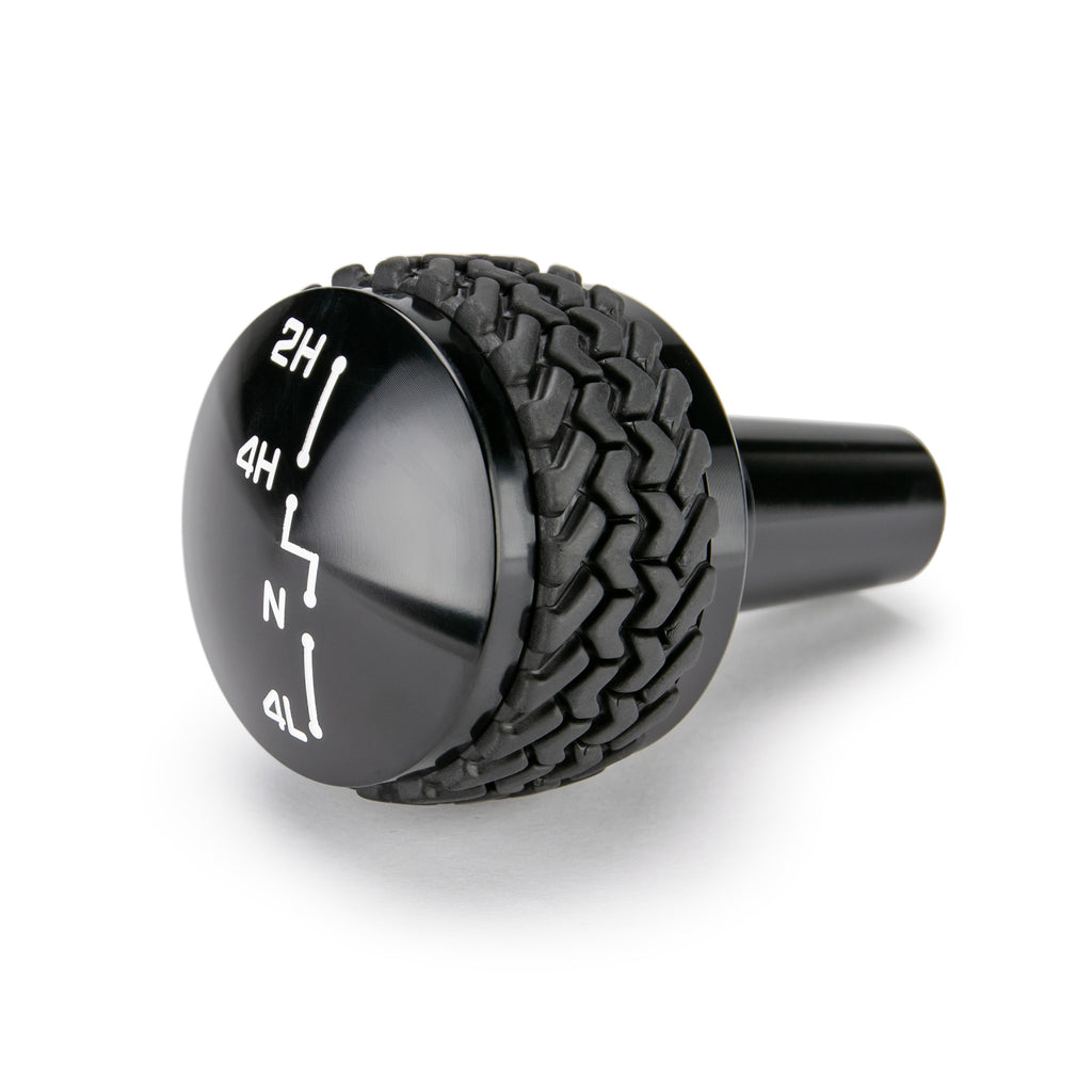 DV8 Offroad D-JP-180011-BK 4WD Shift Knob; Black for Select Jeep Wrangler, Jeep Wrangler JK