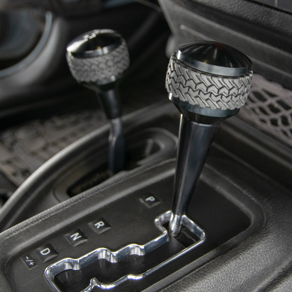 DV8 Offroad D-JP-180011-BK 4WD Shift Knob; Black for Select Jeep Wrangler, Jeep Wrangler JK