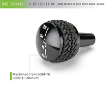 Load image into Gallery viewer, DV8 Offroad D-JP-180011-BK 4WD Shift Knob; Black for Select Jeep Wrangler, Jeep Wrangler JK