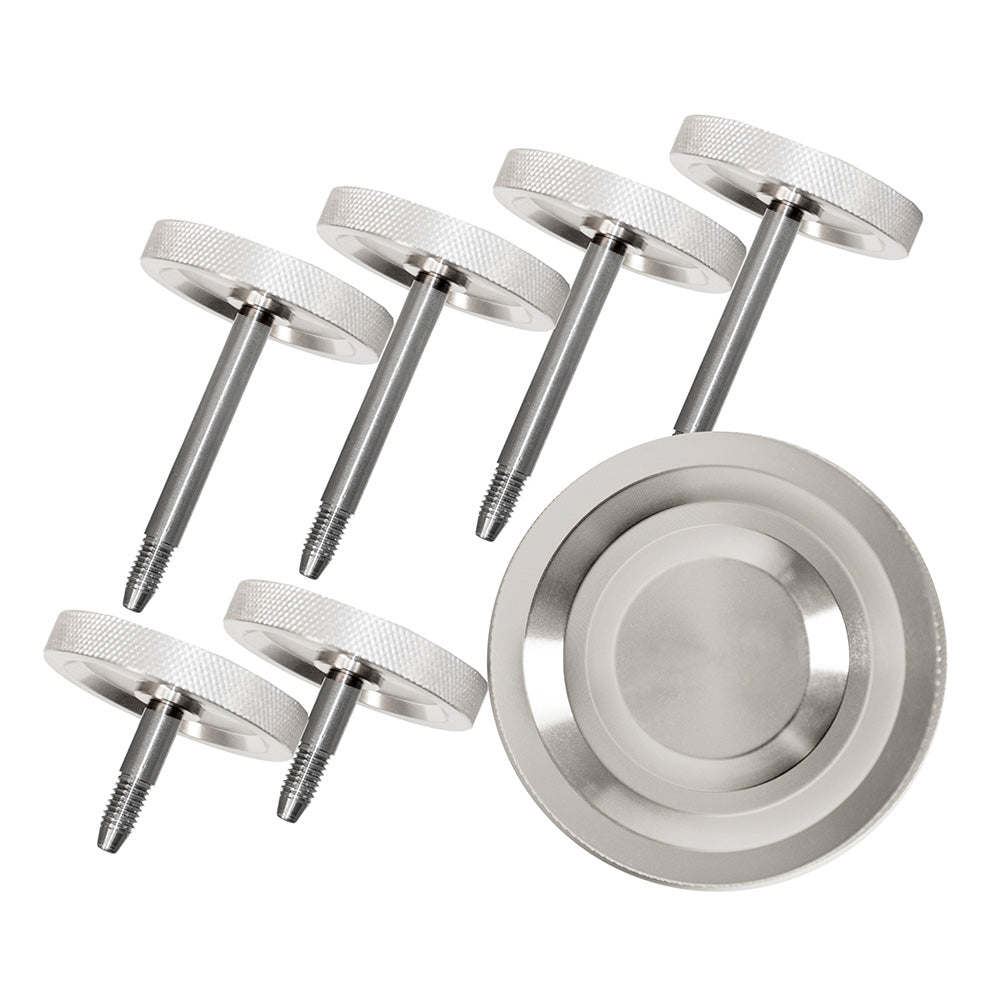 DV8 Offroad D-JP-180017-BL Door Surround Knobs; Billet; Sold as Set for Select Jeep Wrangler