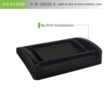 Load image into Gallery viewer, DV8 Offroad D-JP-180030-B Dash Console Tray for Select Jeep Wrangler