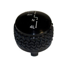 Load image into Gallery viewer, DV8 Offroad D-JP-180031-BK 4WD Transfer Case Knob; Black for Select Jeep Wrangler