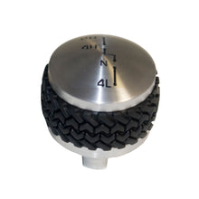 Load image into Gallery viewer, DV8 Offroad D-JP-180031-BL 4WD Transfer Case Knob; Silver for Select Jeep Wrangler