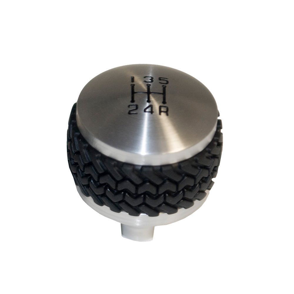 DV8 Offroad D-JP-180032-BL 5-Speed Shift Knob; Silver for Select Jeep Wrangler