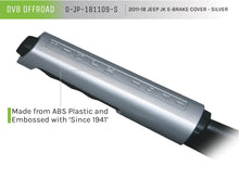 Load image into Gallery viewer, DV8 Offroad D-JP-181109-S E-Brake Cover; Silver for Select Jeep Wrangler, Jeep Wrangler JK