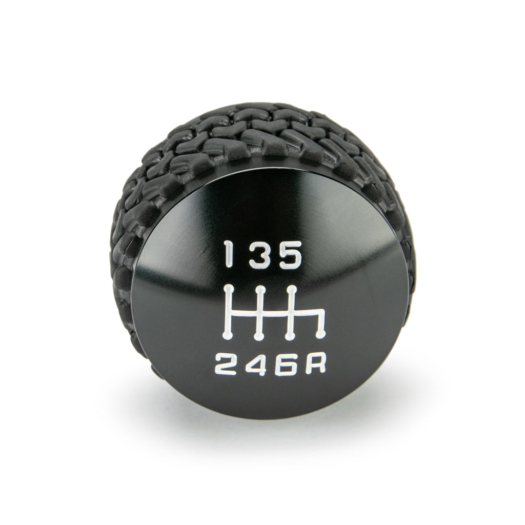 DV8 Offroad D-JP-181112-BK 6-Speed Shift Knob; Black for Select Jeep Wrangler, Jeep Wrangler JK