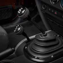 Load image into Gallery viewer, DV8 Offroad D-JP-181112-BK 6-Speed Shift Knob; Black for Select Jeep Wrangler, Jeep Wrangler JK