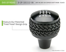 Load image into Gallery viewer, DV8 Offroad D-JP-181112-BK 6-Speed Shift Knob; Black for Select Jeep Wrangler, Jeep Wrangler JK