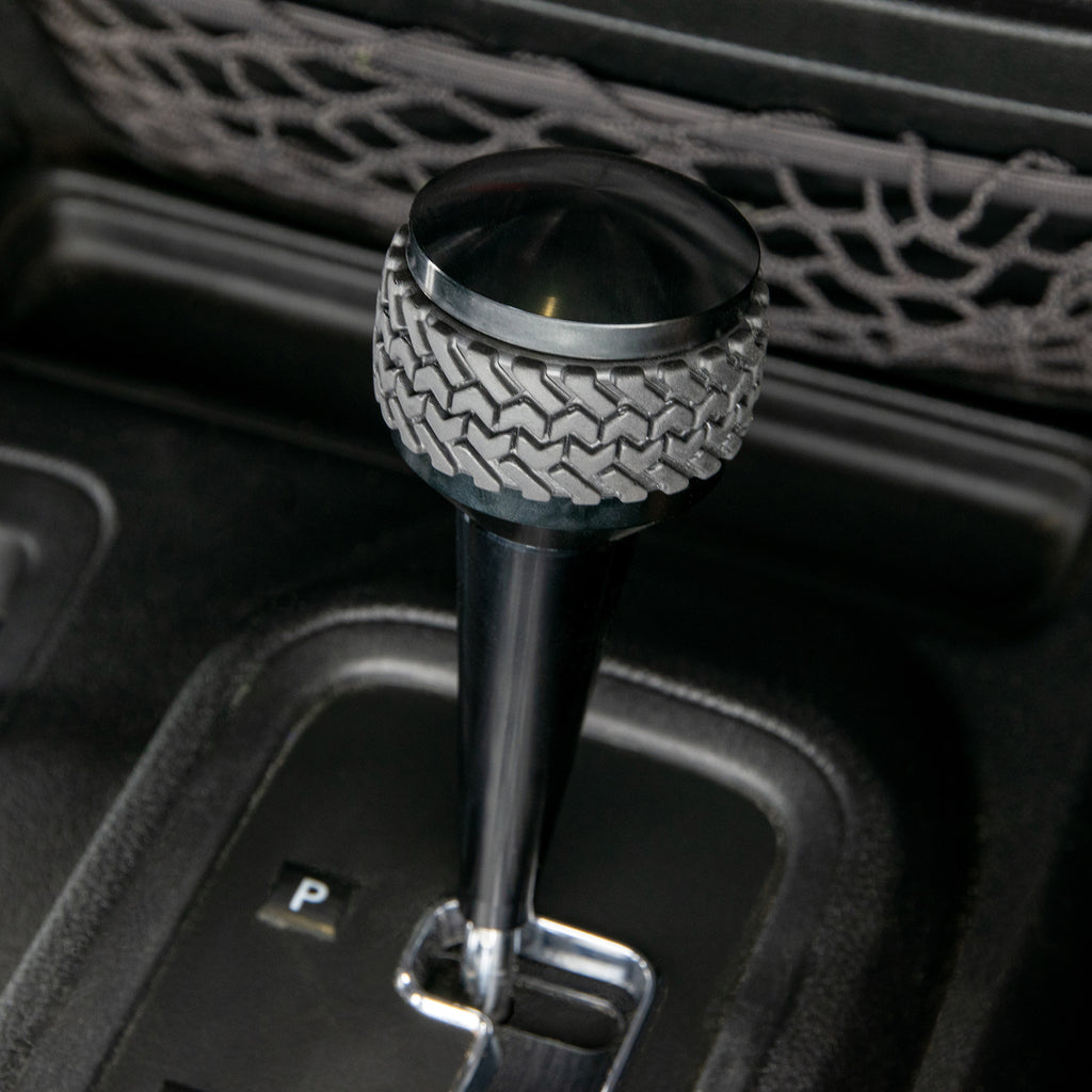 DV8 Offroad D-JP-181113-BK Auto Trans Shift Knob; Black for Select Jeep Wrangler, Jeep Wrangler JK