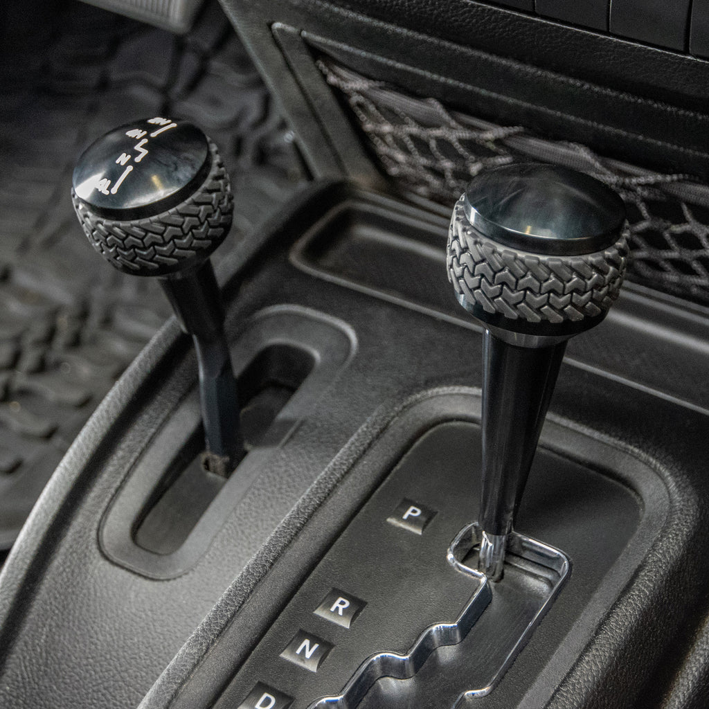 DV8 Offroad D-JP-181113-BK Auto Trans Shift Knob; Black for Select Jeep Wrangler, Jeep Wrangler JK