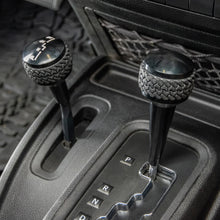 Load image into Gallery viewer, DV8 Offroad D-JP-181113-BK Auto Trans Shift Knob; Black for Select Jeep Wrangler, Jeep Wrangler JK