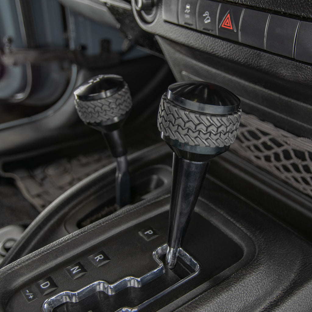 DV8 Offroad D-JP-181113-BK Auto Trans Shift Knob; Black for Select Jeep Wrangler, Jeep Wrangler JK