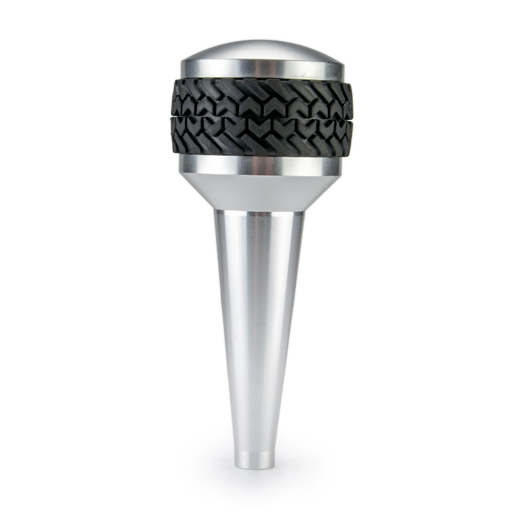 DV8 Offroad D-JP-181113-BL Auto Trans Shift Knob; Silver for Select Jeep Wrangler, Jeep Wrangler JK