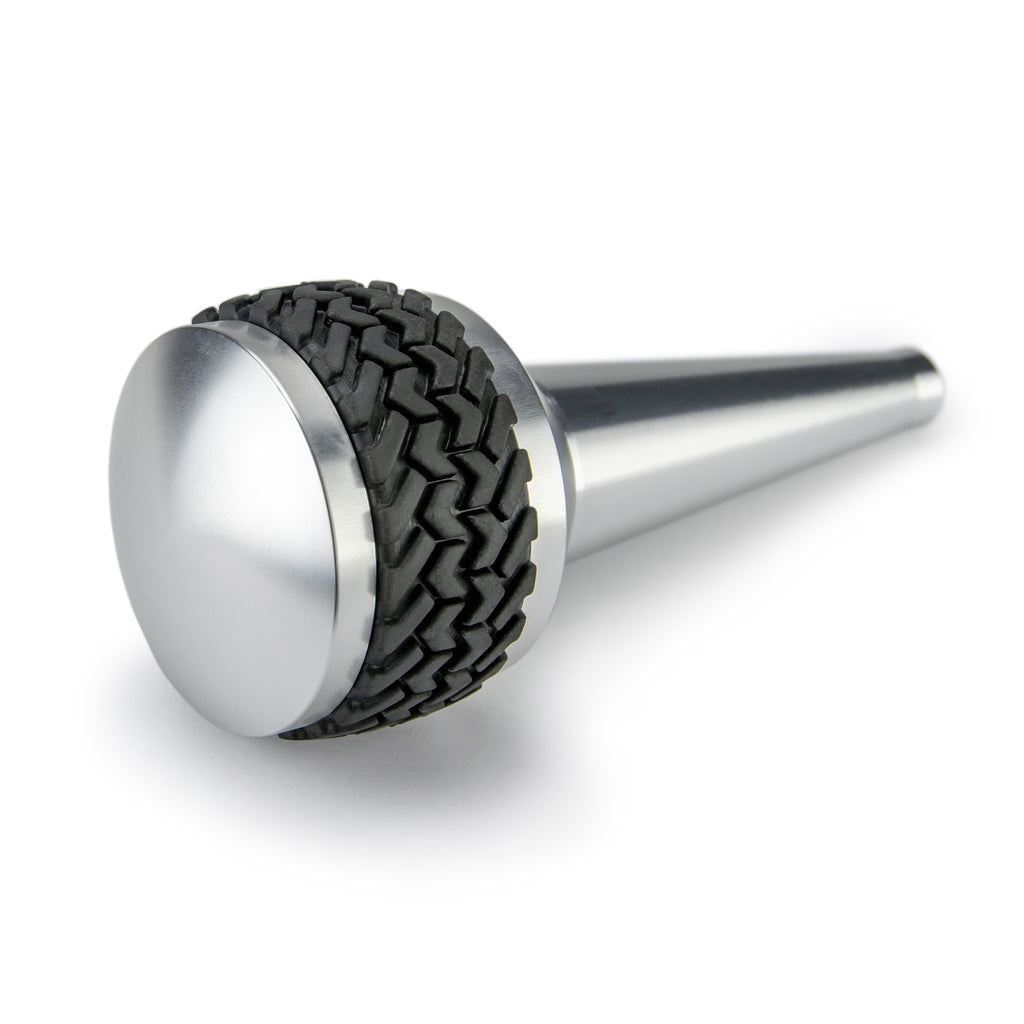 DV8 Offroad D-JP-181113-BL Auto Trans Shift Knob; Silver for Select Jeep Wrangler, Jeep Wrangler JK