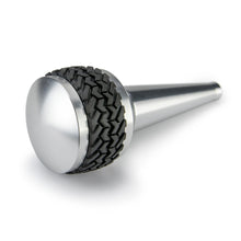Load image into Gallery viewer, DV8 Offroad D-JP-181113-BL Auto Trans Shift Knob; Silver for Select Jeep Wrangler, Jeep Wrangler JK