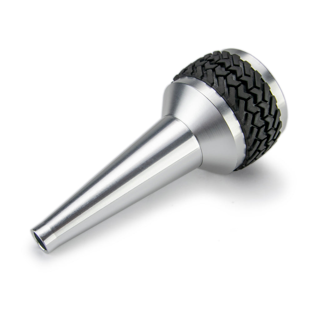 DV8 Offroad D-JP-181113-BL Auto Trans Shift Knob; Silver for Select Jeep Wrangler, Jeep Wrangler JK