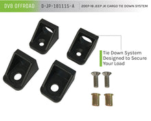 Load image into Gallery viewer, DV8 Offroad D-JP-181115-A Cargo Tie Down System; 4-Pieces for Select Jeep Wrangler, Jeep Wrangler JK