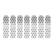 Load image into Gallery viewer, DV8 Offroad D-JP-190008-POLSH Grill Inserts; 7-Pieces; Polished for Select Jeep Wrangler, Jeep Wrangler JK