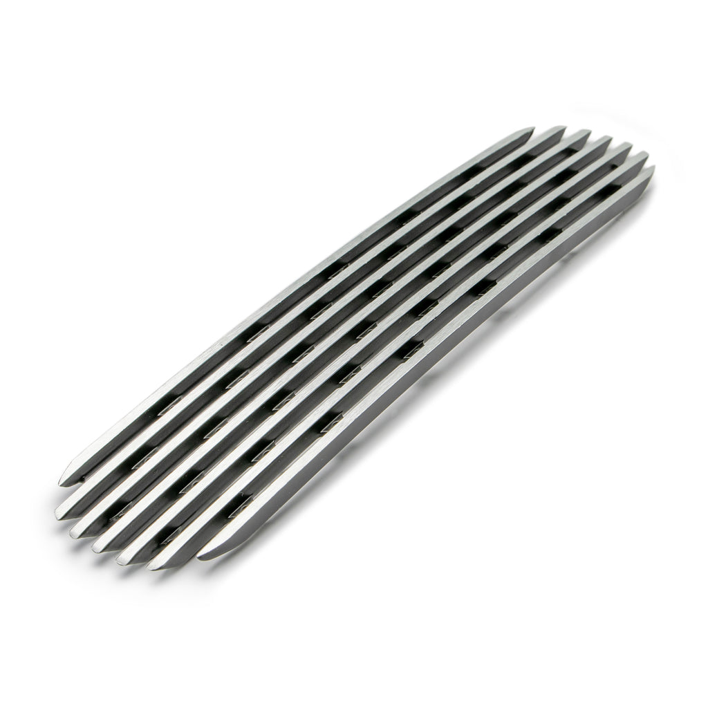DV8 Offroad D-JP-190008-POLSH Grill Inserts; 7-Pieces; Polished for Select Jeep Wrangler, Jeep Wrangler JK