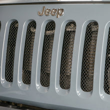 Load image into Gallery viewer, DV8 Offroad D-JP-190010-BK Mesh Grill; 1 Piece; Black for Select Jeep Wrangler, Jeep Wrangler JK
