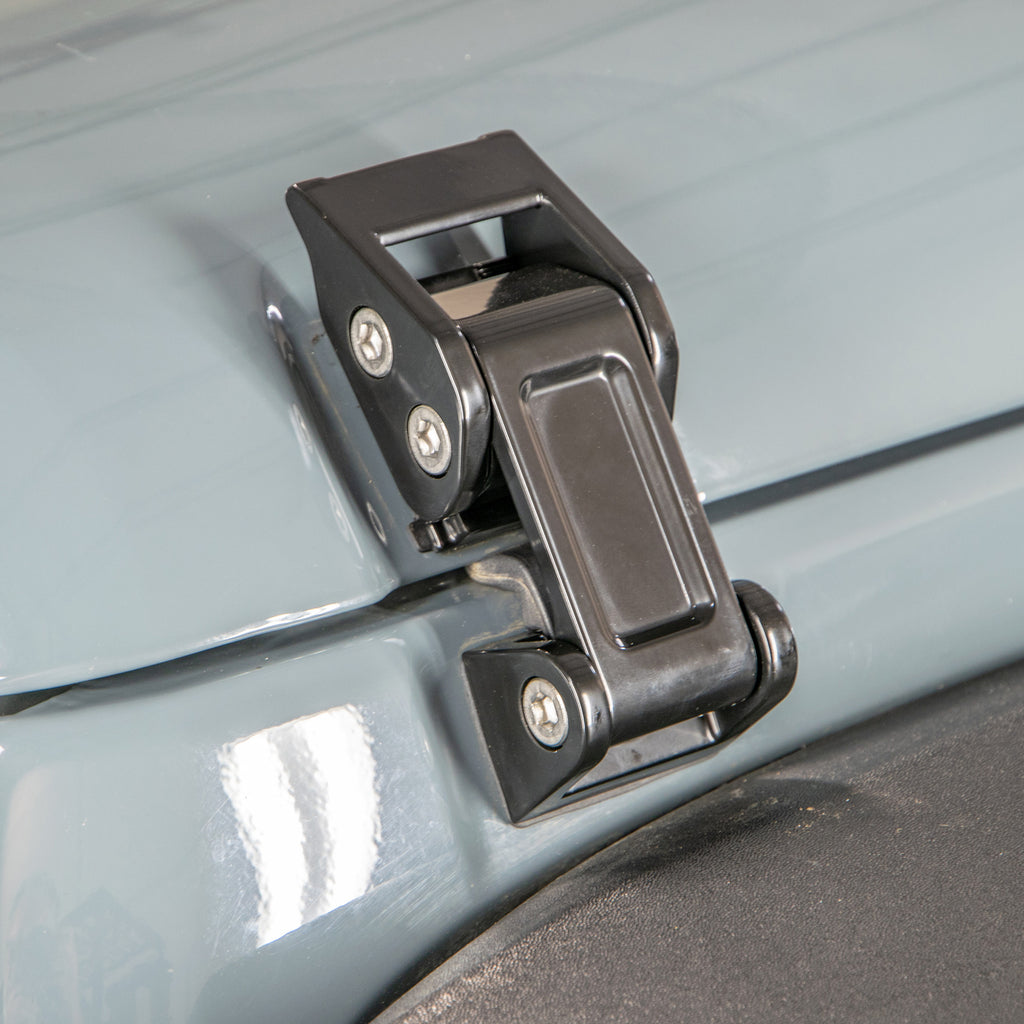 DV8 Offroad D-JP-190011-K Rocklaw Hood Catch System; Pair for Select Jeep Wrangler, Jeep Wrangler JK