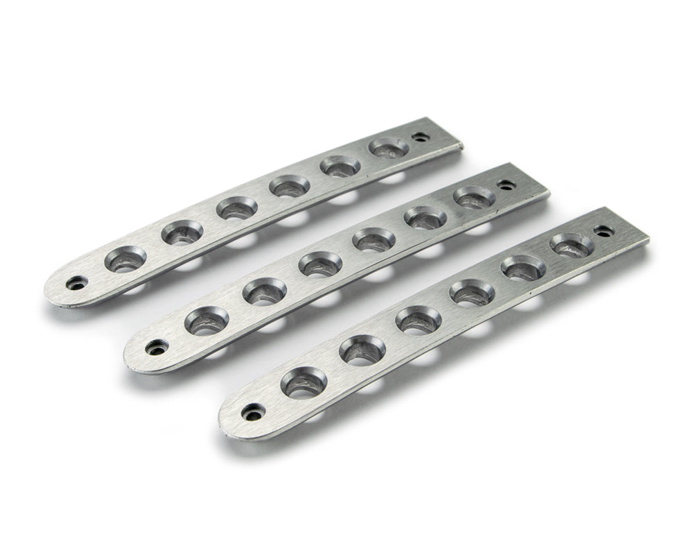 DV8 Offroad D-JP-190015-AL-3 Aluminum Door Handle Inserts; 3-Pieces for Select Jeep Wrangler, Jeep Wrangler JK