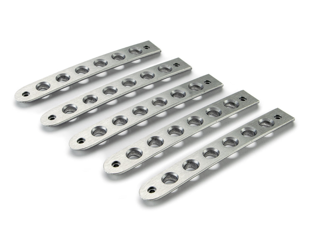 DV8 Offroad D-JP-190015-AL-5 Aluminum Door Handle Inserts; 5-Pieces for Select Jeep Wrangler, Jeep Wrangler JK