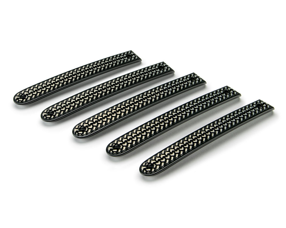 DV8 Offroad D-JP-190015-TT-5 Tire Tread Door Handle Inserts; 5-Pieces for Select Jeep Wrangler, Jeep Wrangler JK
