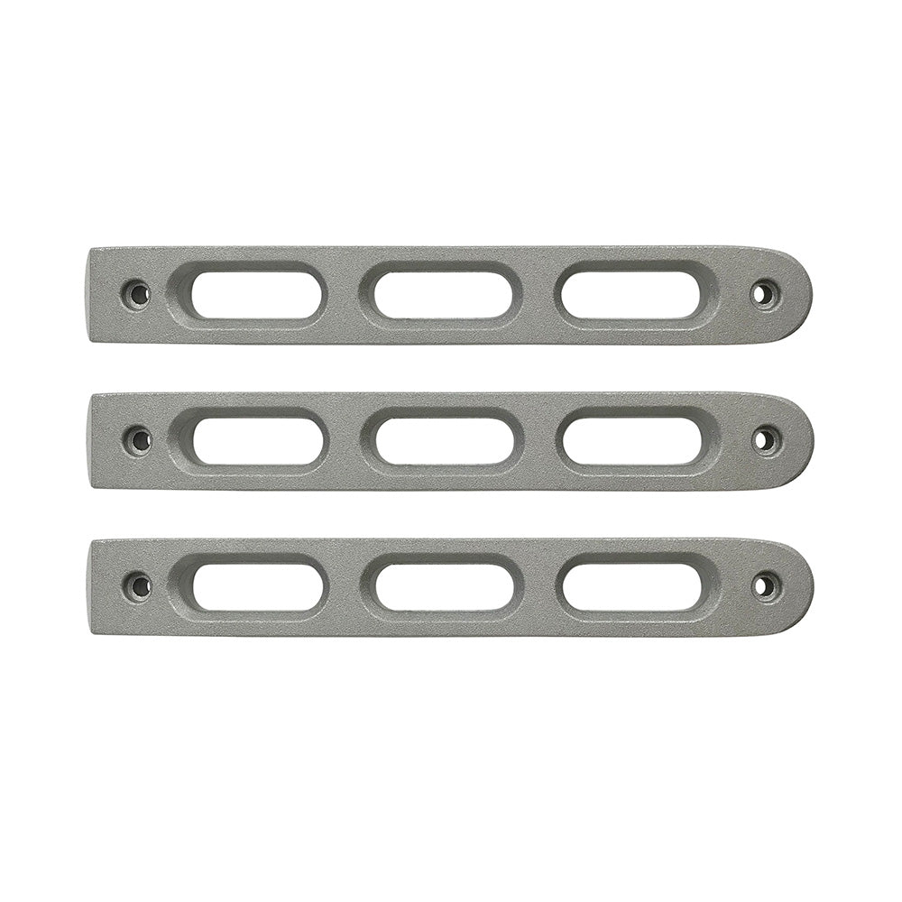 DV8 Offroad D-JP-190026-AL-3 Silver Slot Door Handle Insert; 3-Pieces for Select Jeep Wrangler, Jeep Wrangler JK