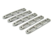 Load image into Gallery viewer, DV8 Offroad D-JP-190026-AL-5 Silver Slot Door Handle Insert; 5-Pieces for Select Jeep Wrangler, Jeep Wrangler JK