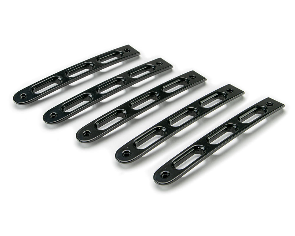 DV8 Offroad D-JP-190026-BK-5 Black Slot Door Handle Insert; 5-Pieces for Select Jeep Wrangler, Jeep Wrangler JK