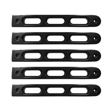 Load image into Gallery viewer, DV8 Offroad D-JP-190026-BK-5 Black Slot Door Handle Insert; 5-Pieces for Select Jeep Wrangler, Jeep Wrangler JK
