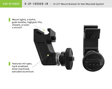 Load image into Gallery viewer, DV8 Offroad D-JP-190056-JK Hi Lift Mount Bracket for Select Jeep Wrangler, Jeep Wrangler JK