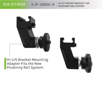 Load image into Gallery viewer, DV8 Offroad D-JP-190056-JK Hi Lift Mount Bracket for Select Jeep Wrangler, Jeep Wrangler JK