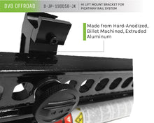Load image into Gallery viewer, DV8 Offroad D-JP-190056-JK Hi Lift Mount Bracket for Select Jeep Wrangler, Jeep Wrangler JK