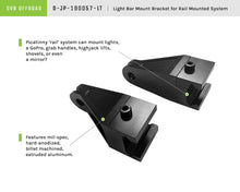 Load image into Gallery viewer, DV8 Offroad D-JP-190057-LT Pod Light Mount Bracket for Picatinny Rail System for Select Jeep Wrangler, Jeep Wrangler JK