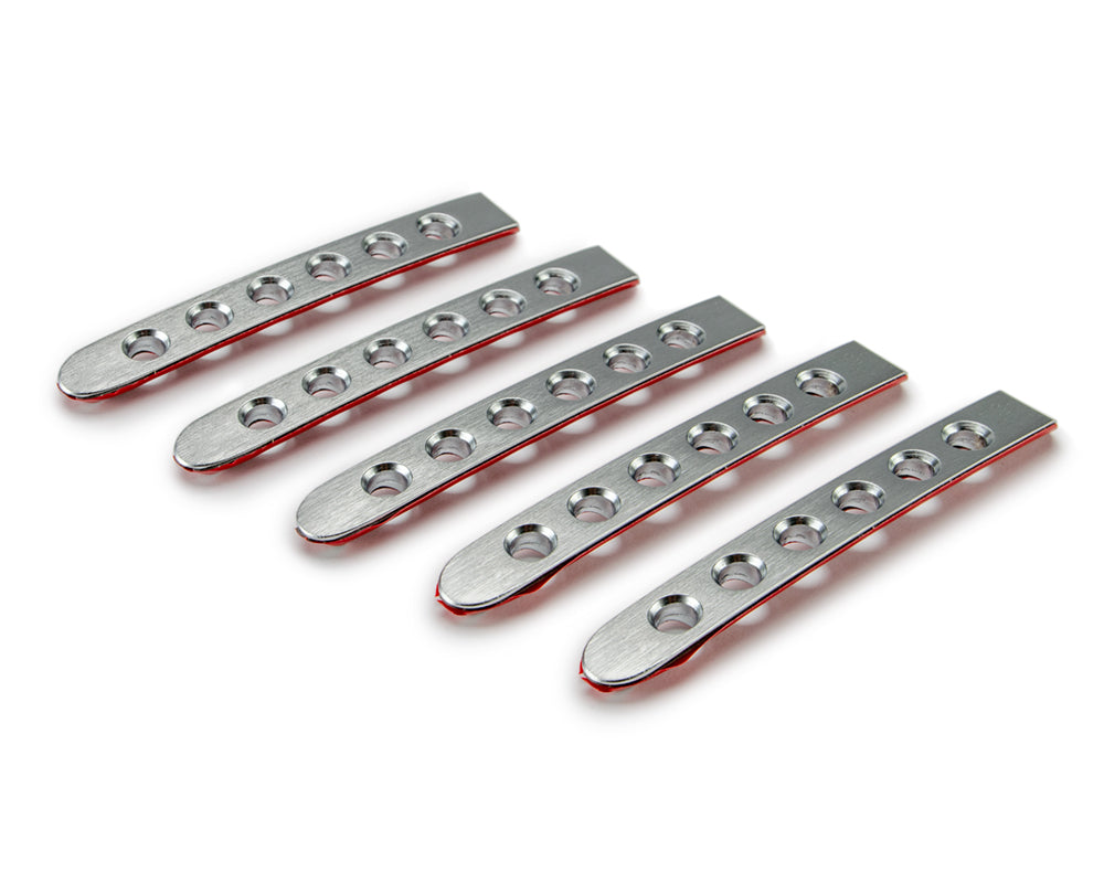 DV8 Offroad D-JP-190059-AL-5 Aluminum Door Handle Insert; 5-Pieces for Select Jeep Wrangler, Jeep Wrangler JK