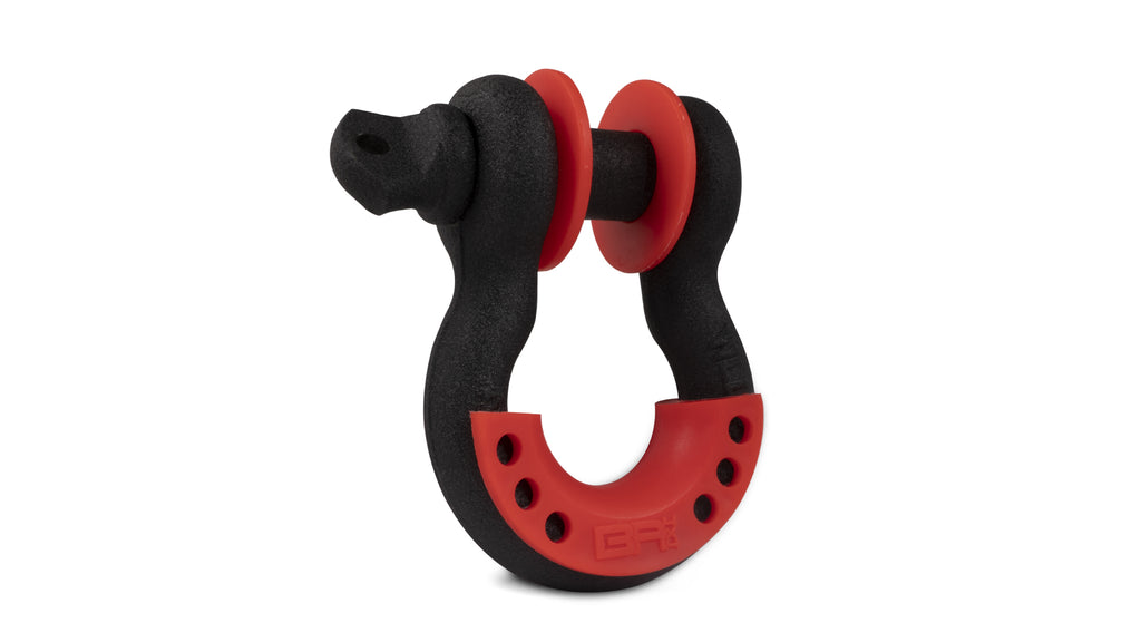 Body Armor 4x4 3203 3/4" Black D-Ring With Isolators, Single