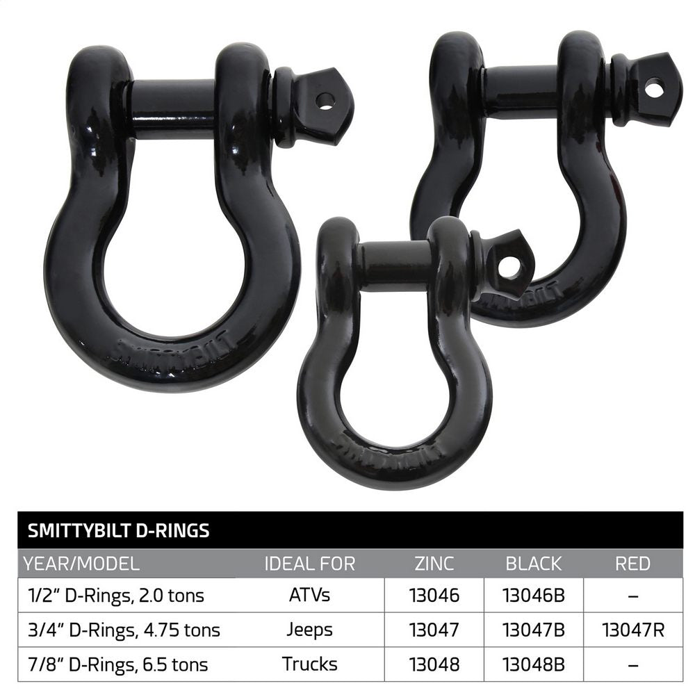 D-Ring---12---2-Ton-Rating---Black