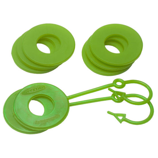 D-Ring-Isolator-Washer-Locker-Kit-2-Locking-Washers-And-6-Non-Locking-Washers-Florescent-Green-Daystar