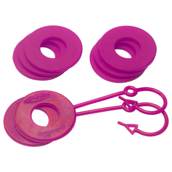 D-Ring-Isolator-Washer-Locker-Kit-2-Locking-Washers-And-6-Non-Locking-Washers-Florescent-Pink-Daystar