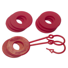 Load image into Gallery viewer, D-Ring-Isolator-Washer-Locker-Kit-2-Locking-Washers-And-6-Non-Locking-Washers-Red-Daystar