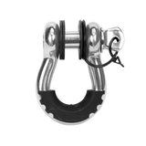 Daystar International KU70060BK D Ring Isolator With Lock Washer Kit 6 Washers 2 Locking Washers 2 Isolators Black Daystar