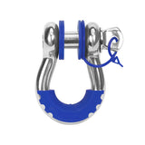 Daystar International KU70060RB D Ring Isolator With Lock Washer Kit 6 Washers 2 Locking Washers 2 Isolators Blue Daystar