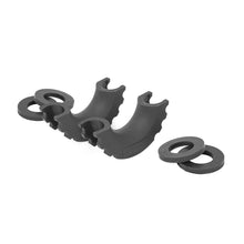 Load image into Gallery viewer, D-Ring-Isolators-Rough-Country-Logo-Polyurethane-Black-Pair-Rough-Country